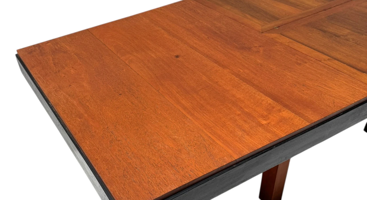 Art Deco Modernist Extending Dining Room Table by Toko v/d Pol Semarang, 1920s
